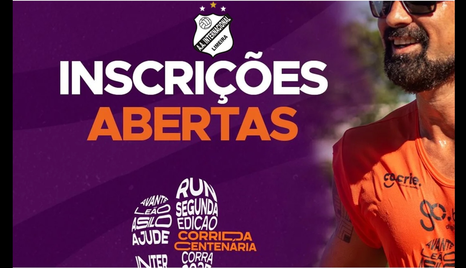 Inscrições abertas para a 2ª Corrida Centenária 2025 da Inter de Limeira